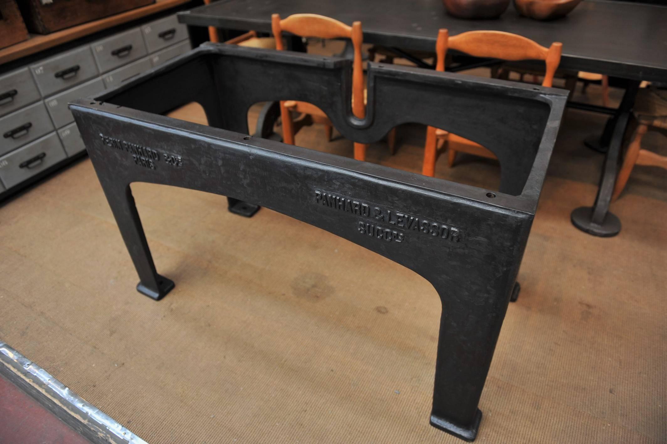Panhard Paris Industrial Cast Iron Table Base, 1900s In Excellent Condition In Roubaix, FR