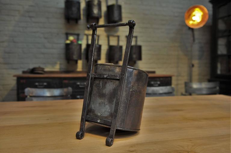 French Water Mill Iron Buckets, circa 1900 at 1stDibs