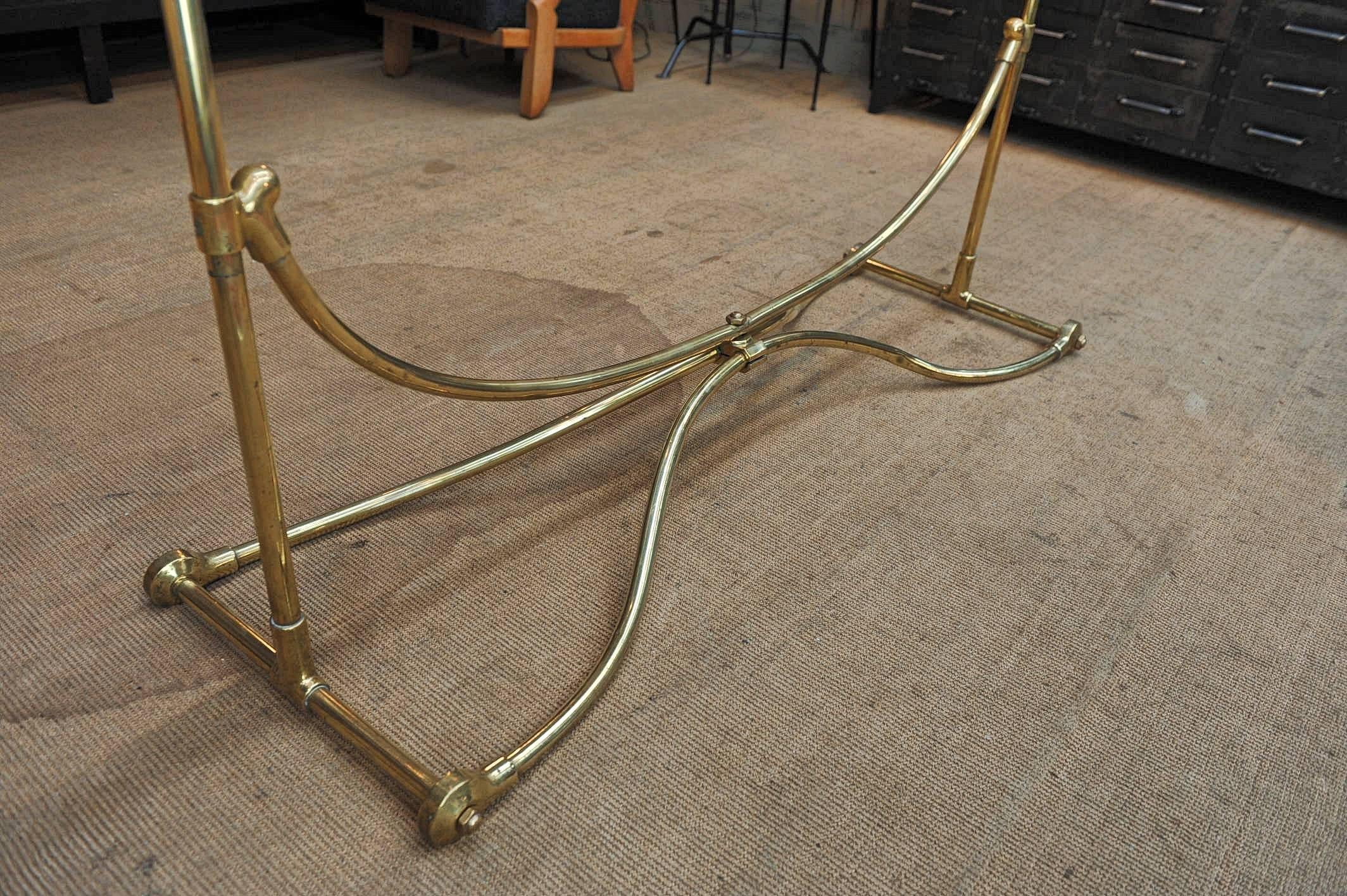 French Brass Shop Clothes Rack 1