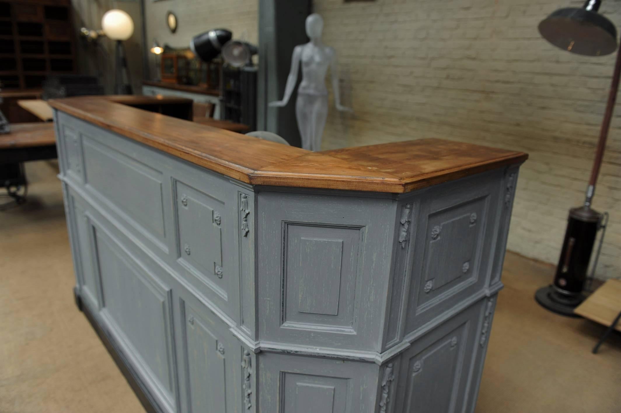 antique reception desk