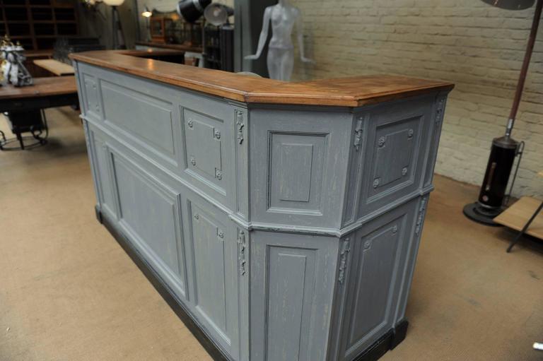 1900s French Hotel Reception Double Face Desk Counter at 1stDibs