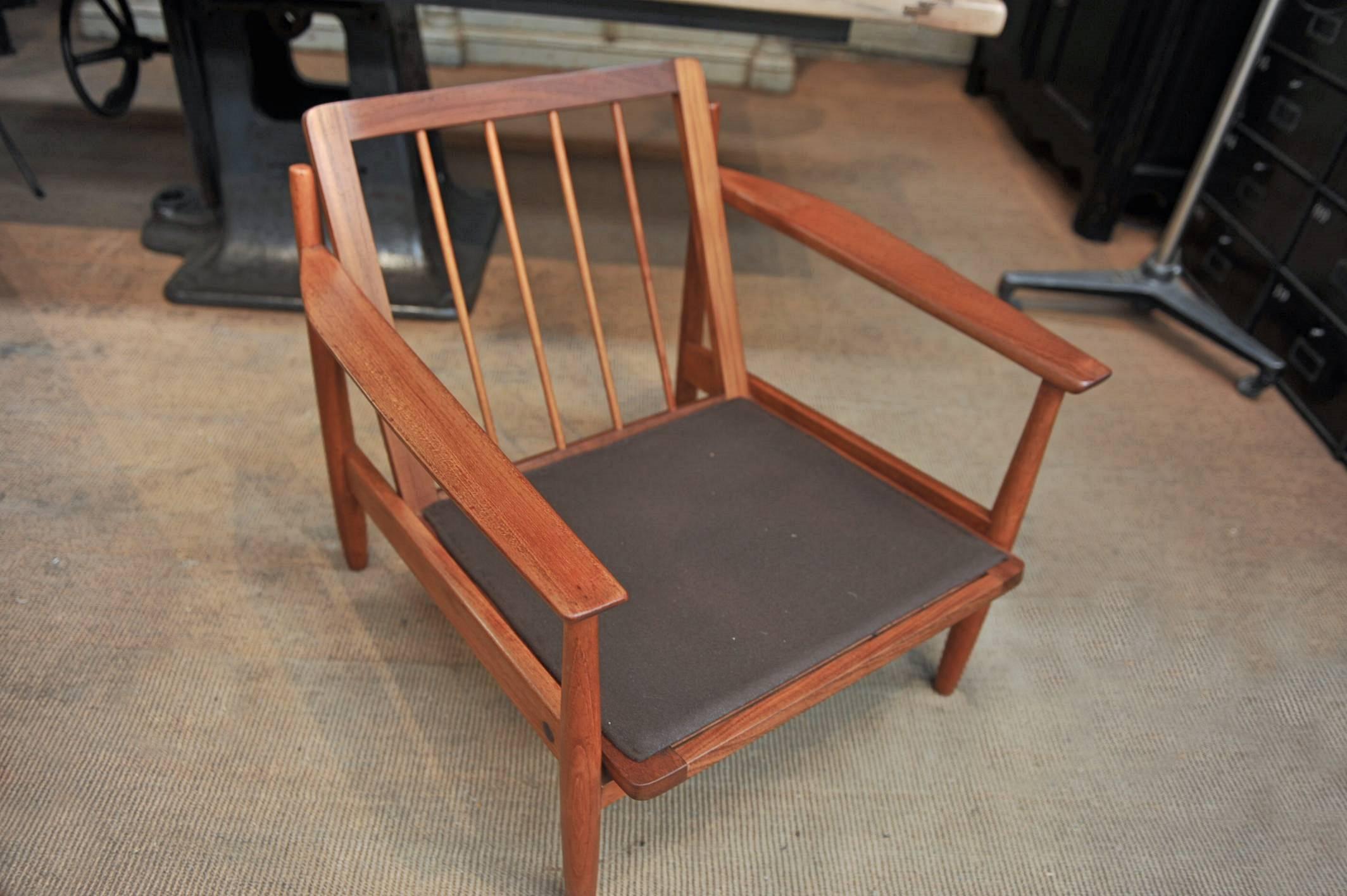 Danish Teak  Armchairs, 1960s Newly Reupholstered 3