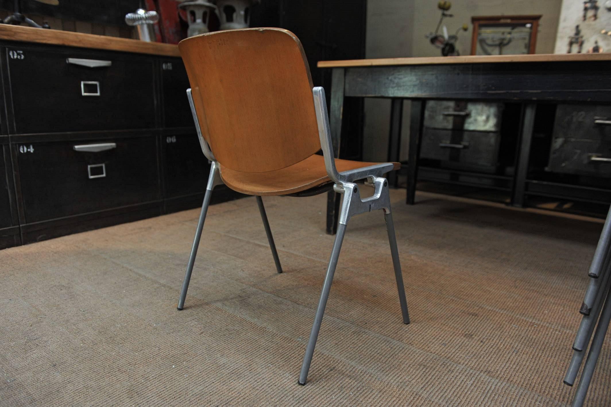 Mid-20th Century Stacking Chairs by Giancarlo Piretti for Castelli, 1960s