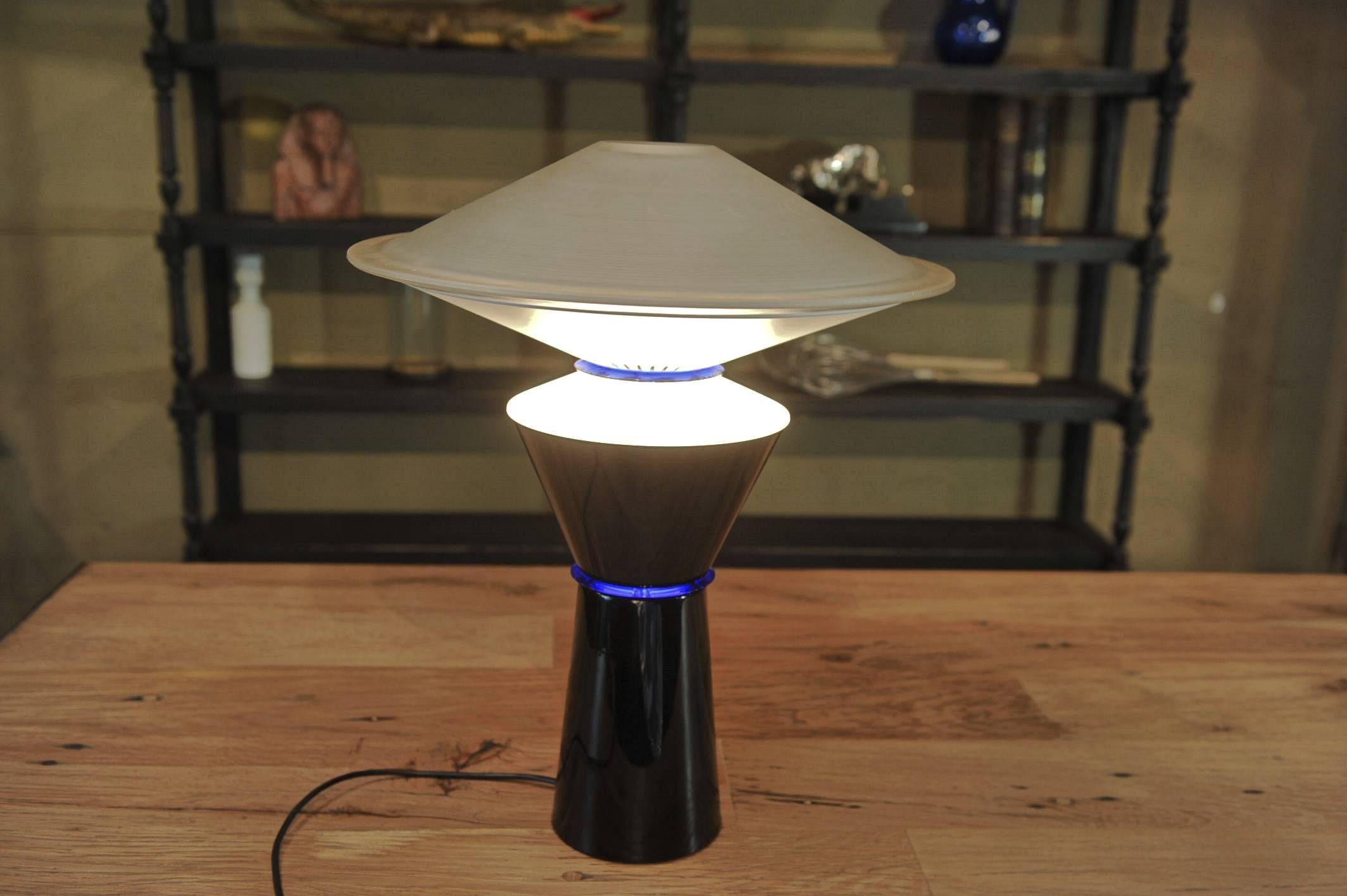 Glass Desk or Table Lamp Giada by Pier Giuseppe Ramella for Arteluce
