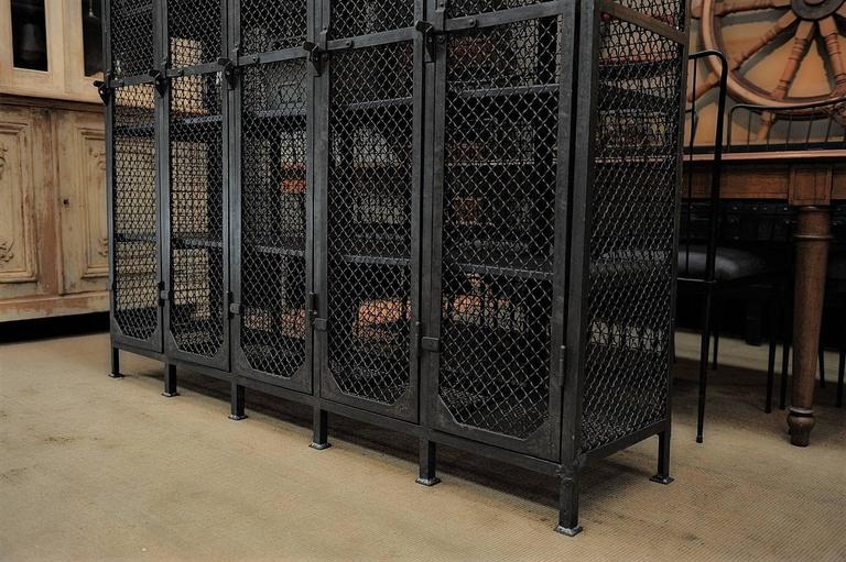 Five Doors Industrial Iron Mesh 1950 at 1stDibs industrial mesh metal mesh