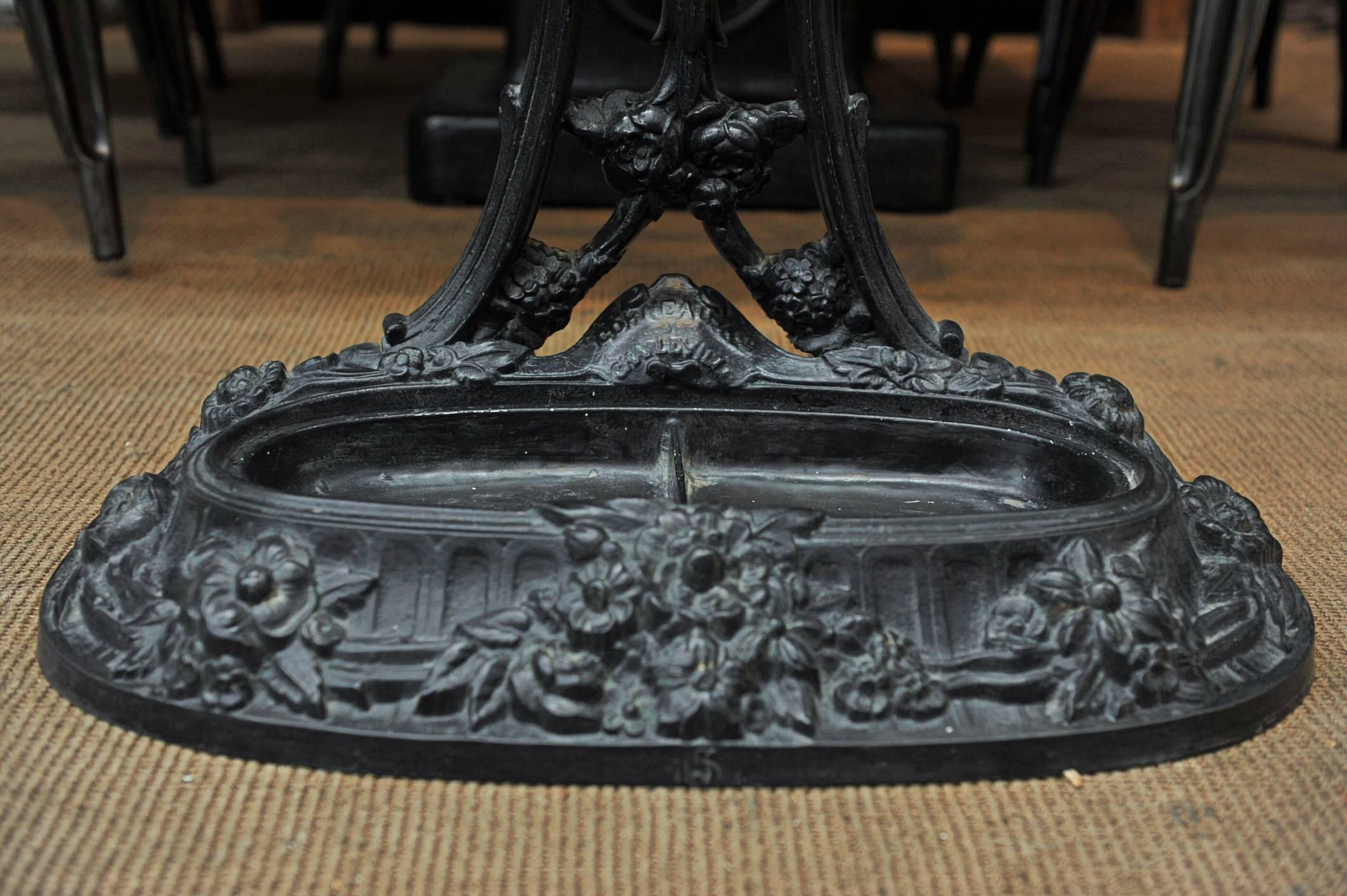 Art Nouveau French Cast Iron Corneau Alfred Coat Rack, circa 1890 2