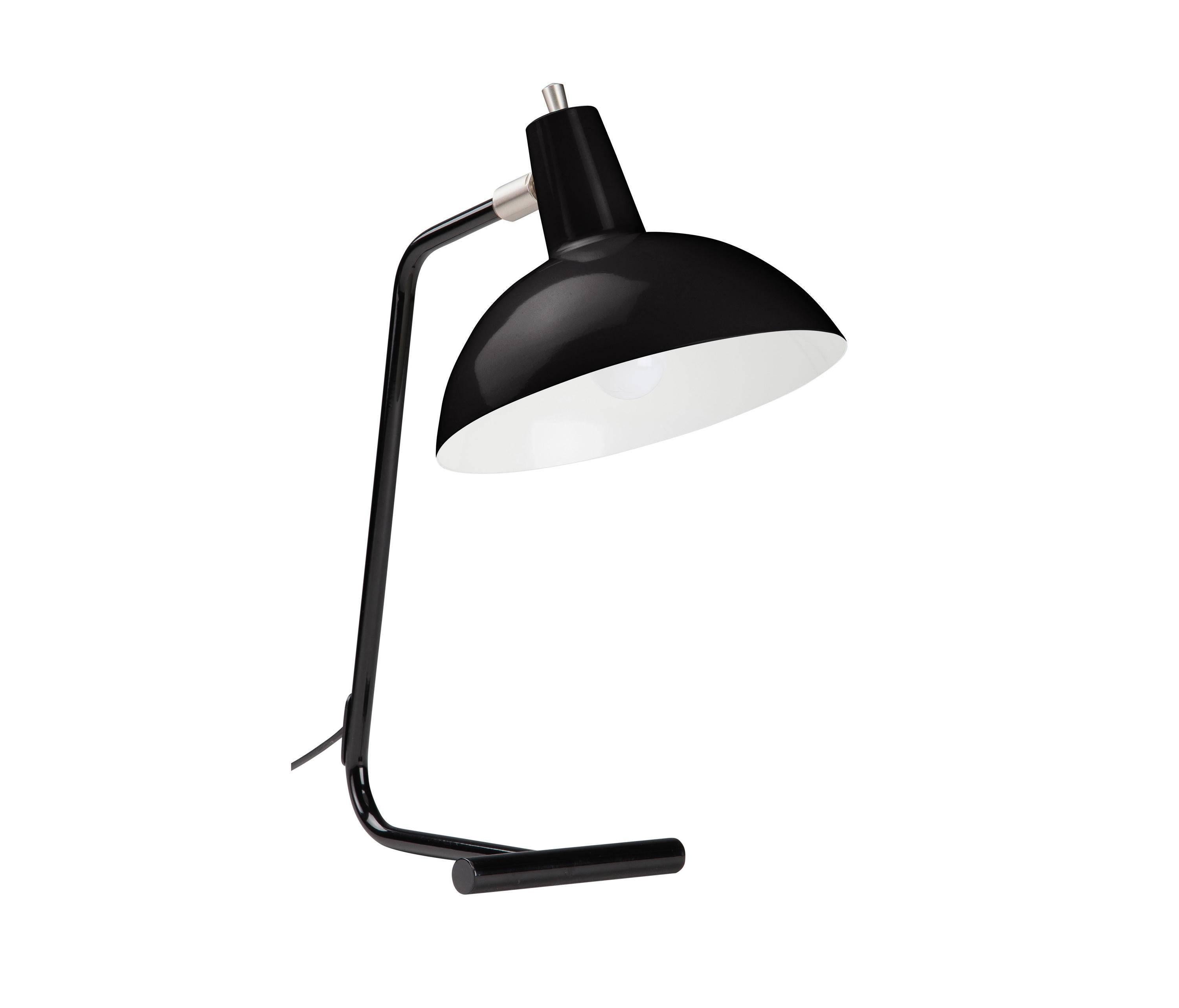 J.J.M. Hoogervorst black 'Director' table light for Anvia. Executed in painted aluminum and steel, with adjustable shade. Based on the original and rare type 6019 table lamp from the 1960s. 'The Director' was named in homage to the original founder