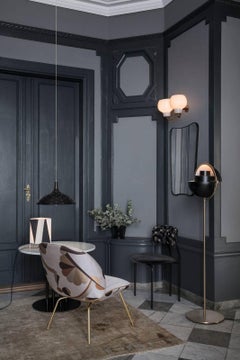 Louis Weisdorf 'Multi-Lite' Floor Lamp in Black and Brass for GUBI