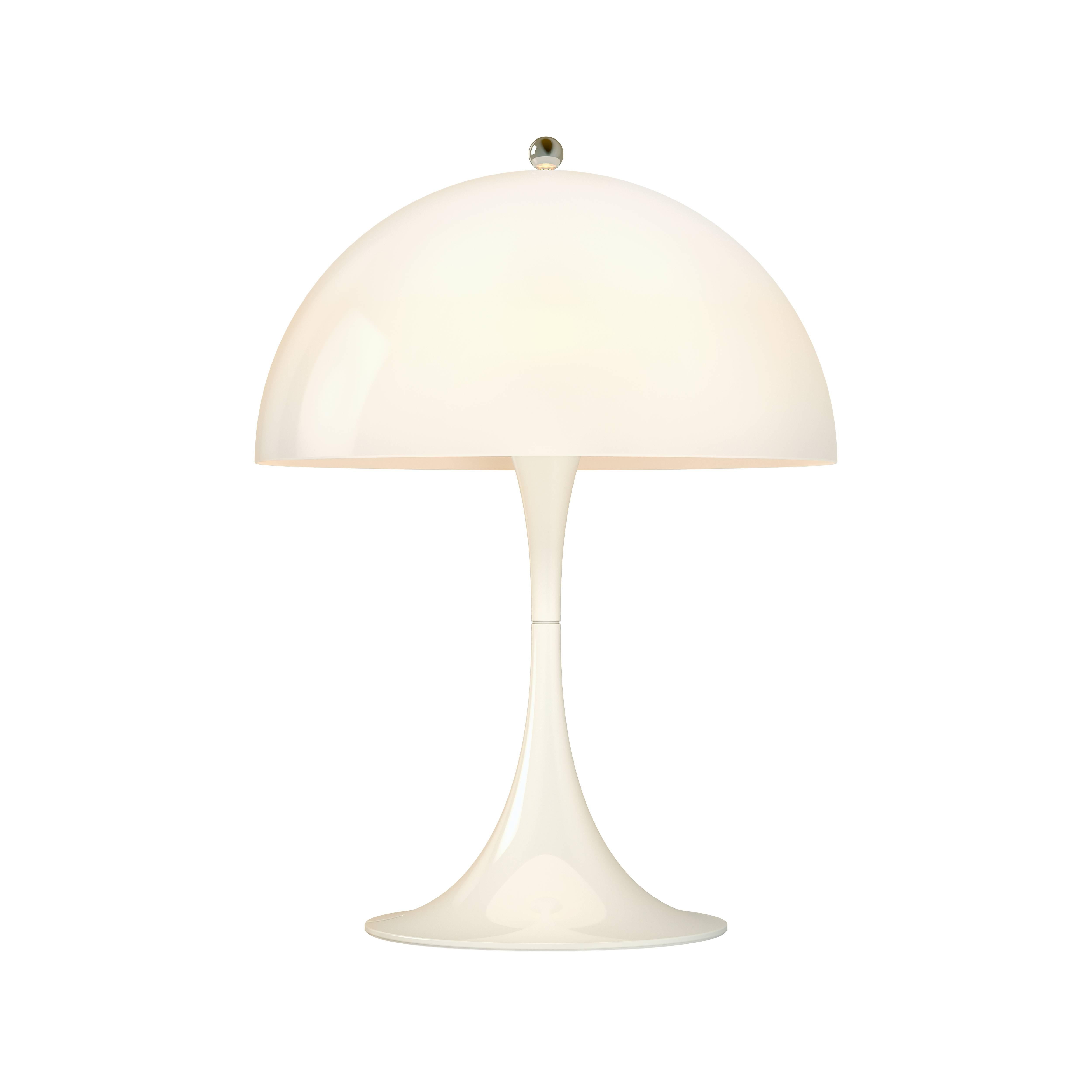 Scandinavian Modern Verner Panton 'Panthella 250' LED Table Lamp in Chrome for Louis Poulsen For Sale