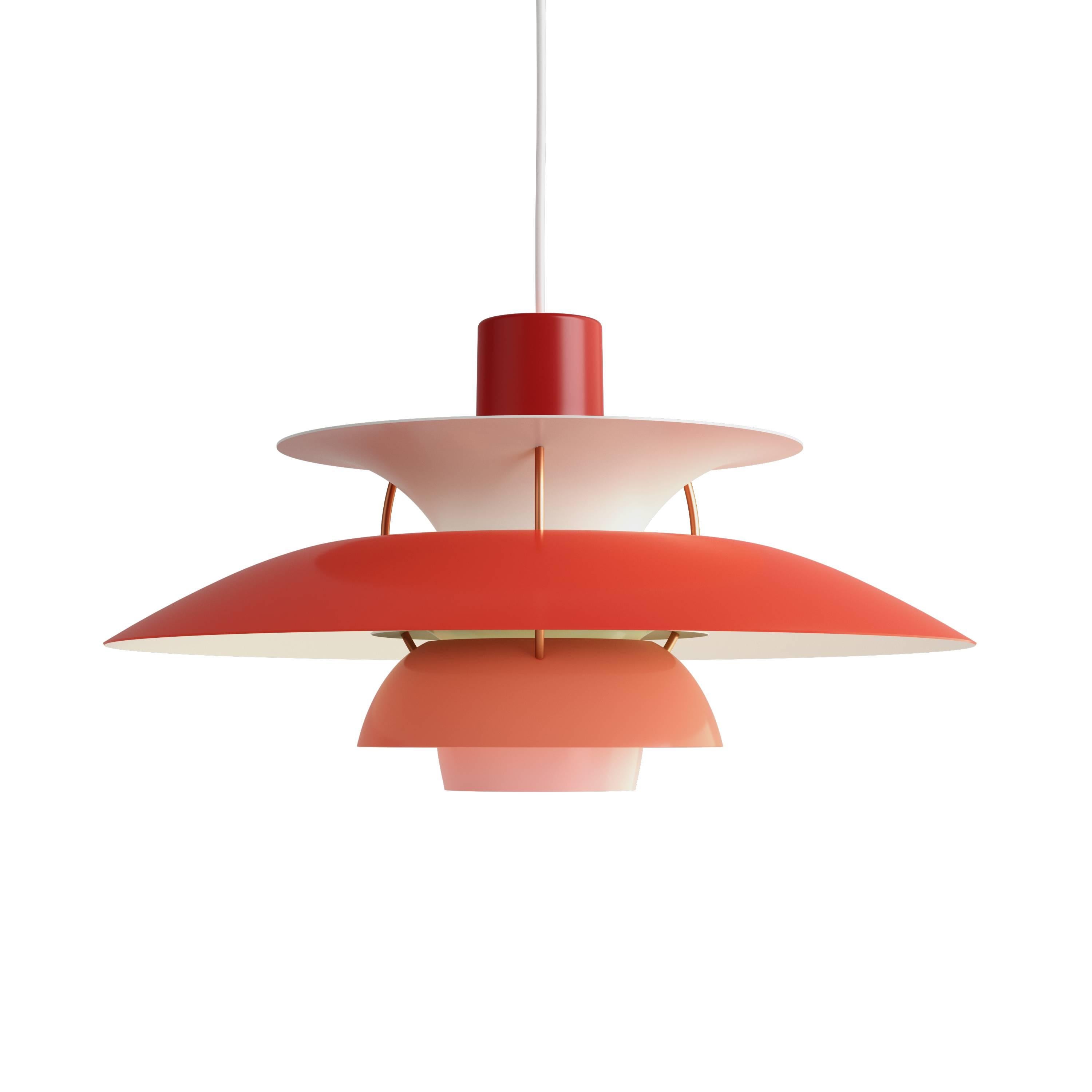 Poul Henningsen Pendentif PH 5 gris pour Louis Poulsen en vente 1