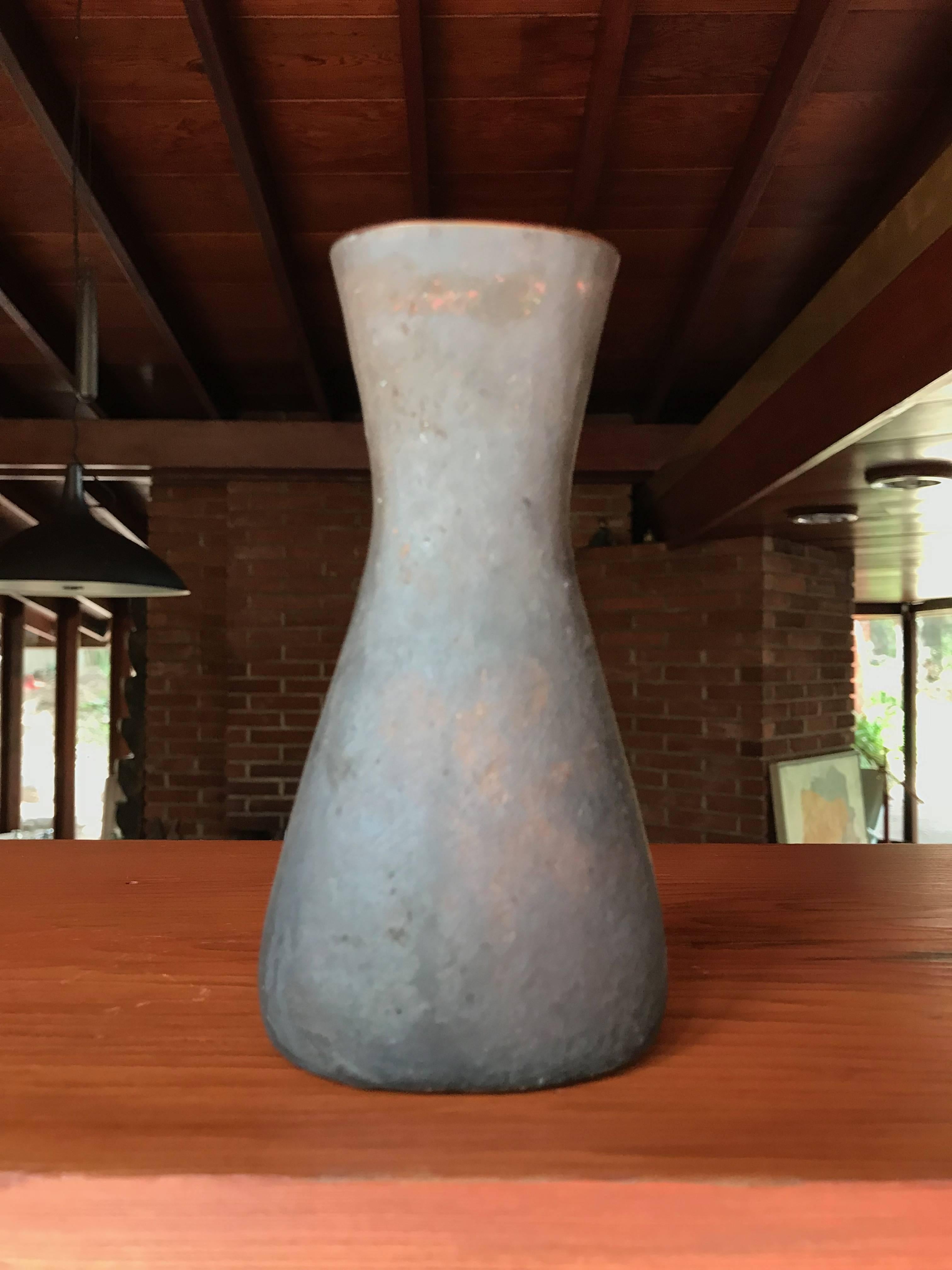 Patinated Carl Auböck Model #7231 Brass Vase For Sale