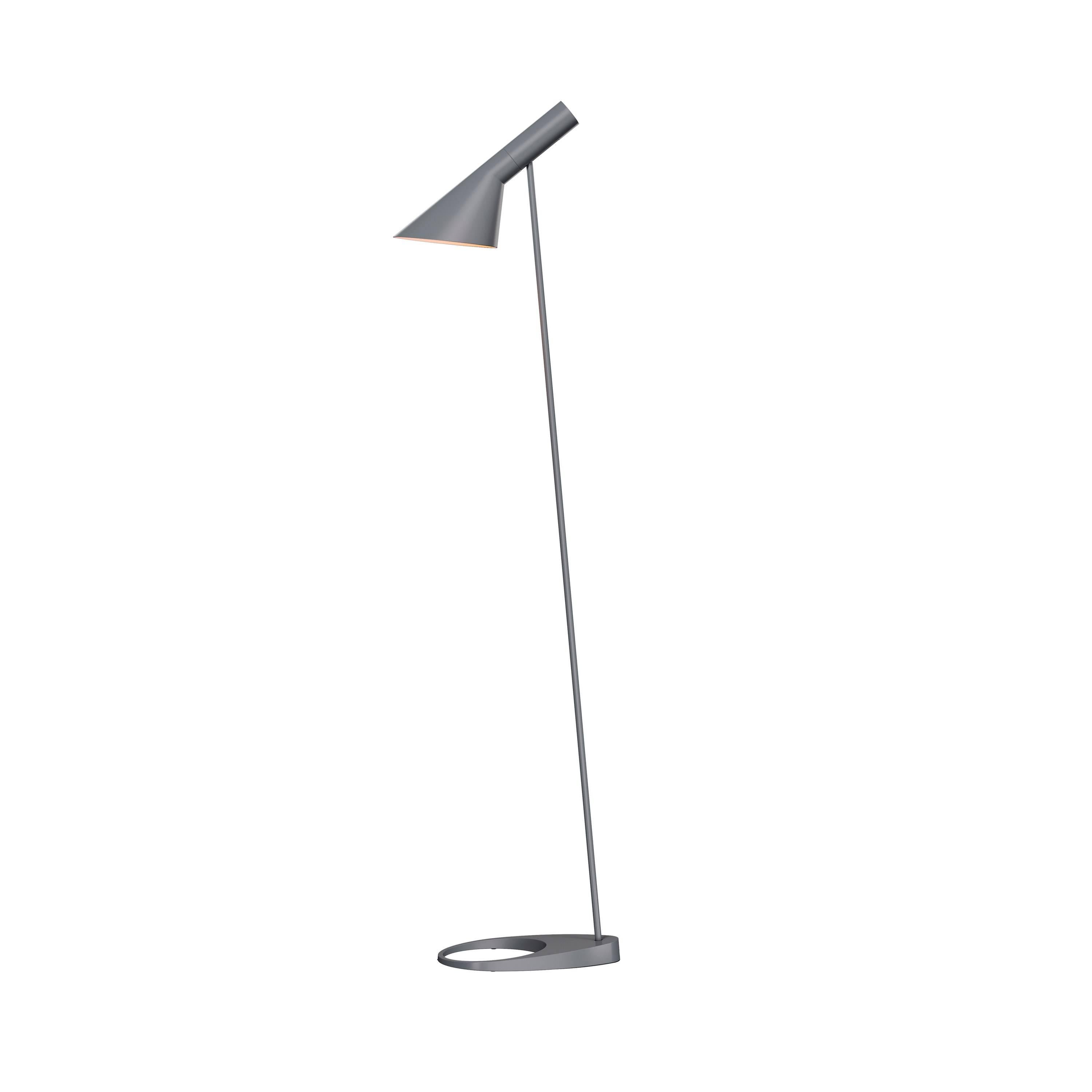 grey and yellow floor lamp