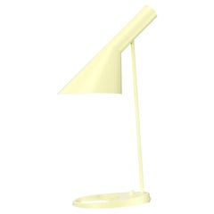 Arne Jacobsen AJ Table Lamp in Soft Lemon for Louis Poulsen