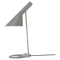 Arne Jacobsen AJ Table Lamp in Warm Grey for Louis Poulsen