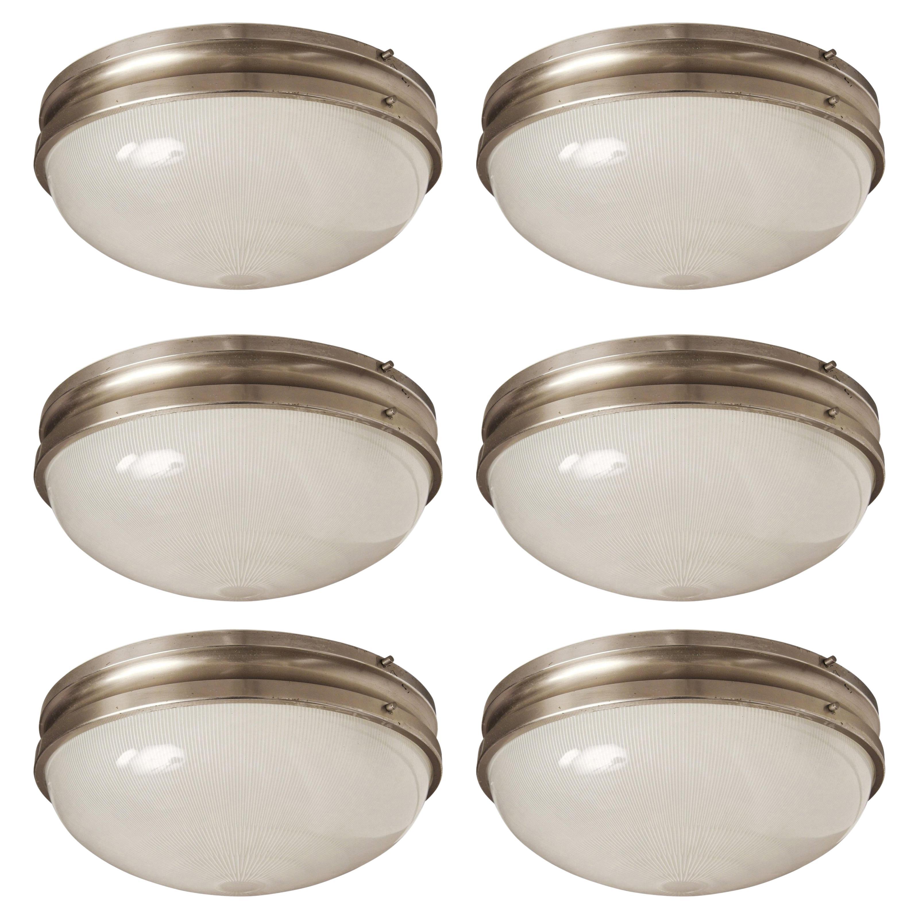 Große Wand- oder Deckenleuchte „Sigma“ von Sergio Mazza für Artemide, 1960er Jahre (Messing) im Angebot