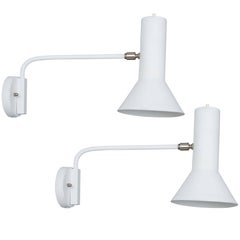 J.J.M. Hoogervorst Swivel-Arm Wall Lights for Anvia, 1960s