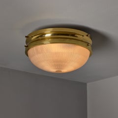 Lámparas de pared o techo "Sigma" de latón de Sergio Mazza, años 60, para Artemide