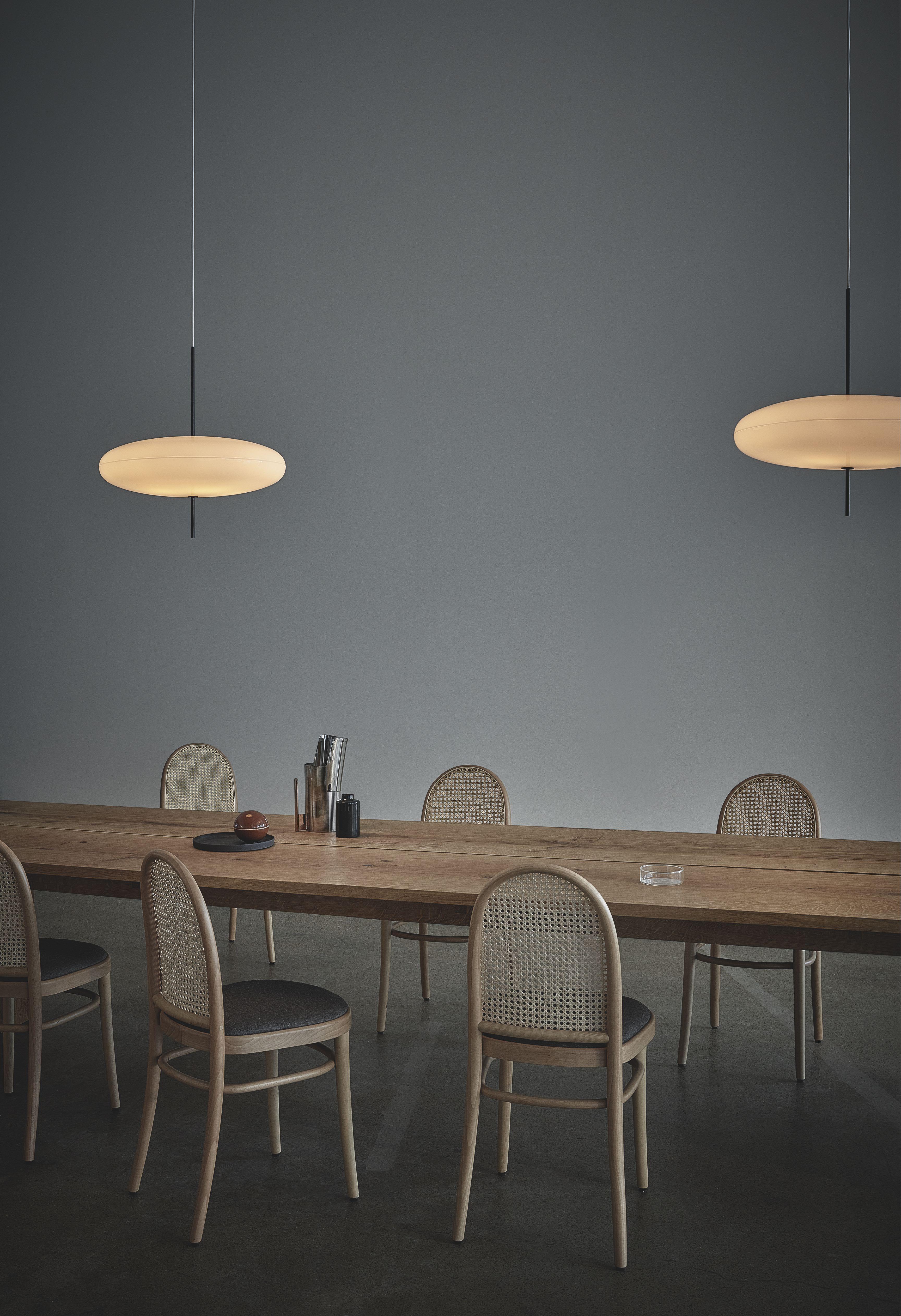 Gino Sarfatti Model No. 2065 Ceiling Light en noir et blanc pour Astep en vente 2