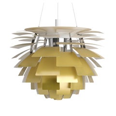 Monumental Poul Henningsen 'PH Artichoke' Brass Chandelier for Louis Poulsen