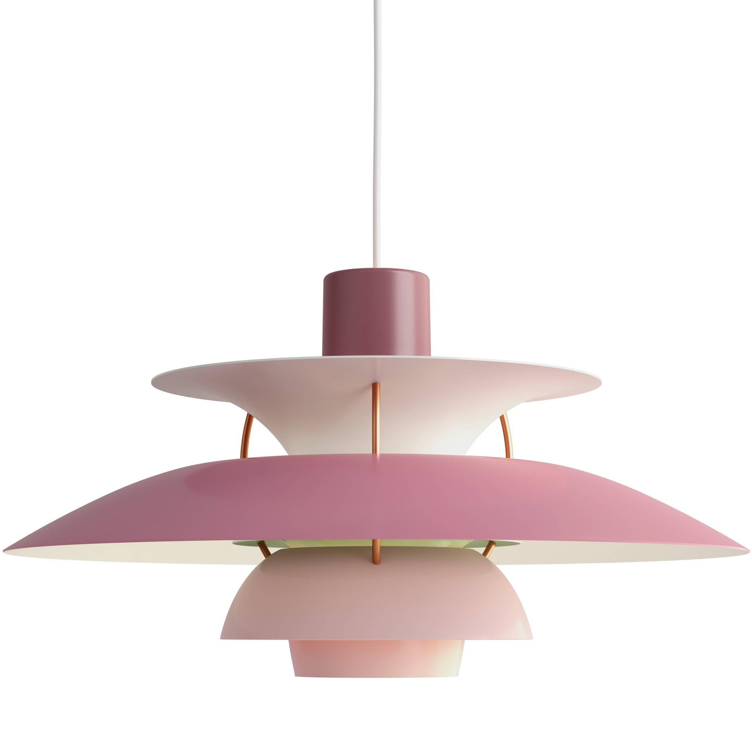 Poul Henningsen PH 5 Brass Pendant for Louis Poulsen In New Condition For Sale In Glendale, CA
