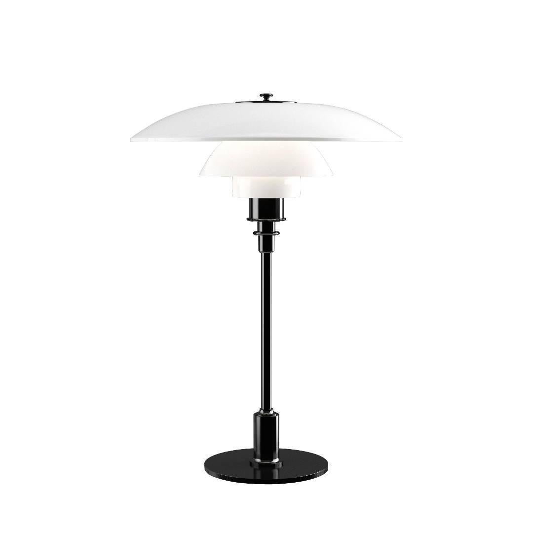 Lampe de bureau en laiton et verre PH 3 1/2 - 2 1/2 de Poul Henningsen pour Louis Poulsen en vente 1