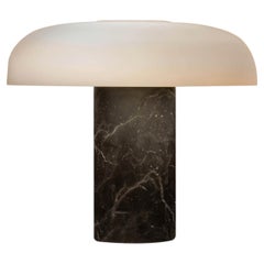 Studio Table Studios 'Tropico' en marbre noir et verre pour Fontana Arte