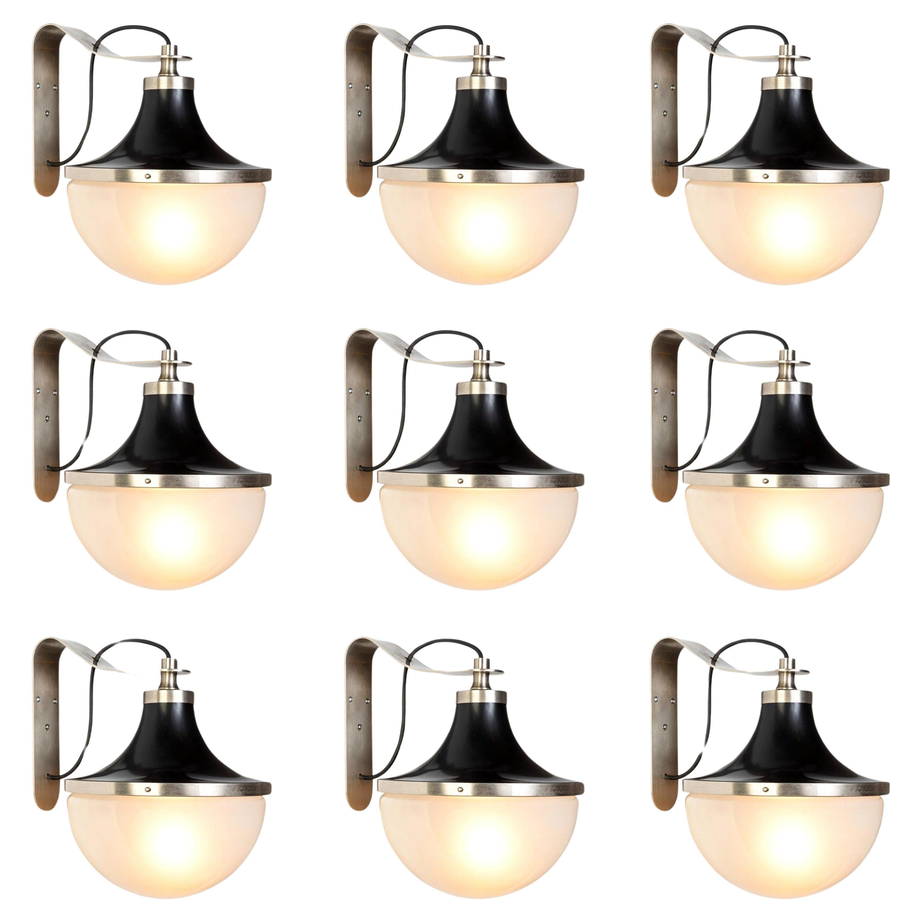 1960s Sergio Mazza 'Pi' Wall Lamp for Artemide