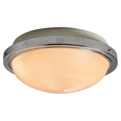 Sergio Mazza Ceiling or Wall Light for Artemide, Chrome & Glass, 1960s