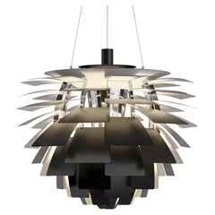 Lámpara de araña «PH Artichoke» de Poul Henningsen para Louis Poulsen, en negro, 28,3 pulgadas