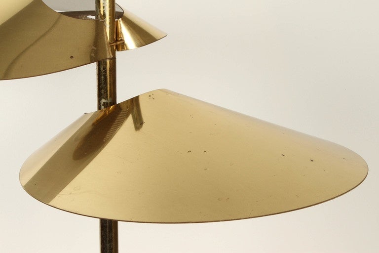 1970s Curtis Jere 'Lily Pad' Floor Lamp 1