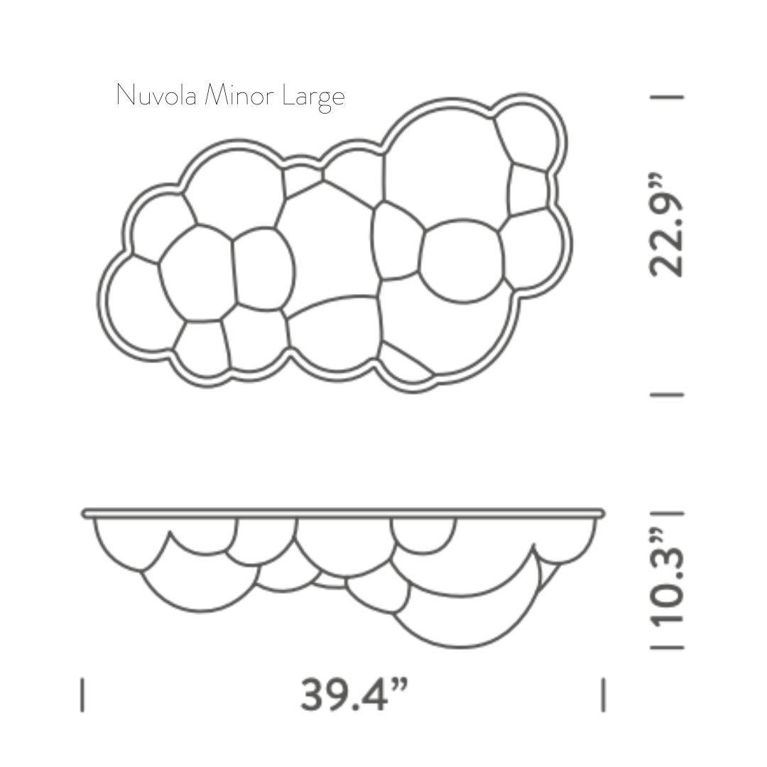 Grande applique ou plafonnier « Nuvola Minor » de Mario Bellini pour Nemo  Neuf - En vente à Glendale, CA