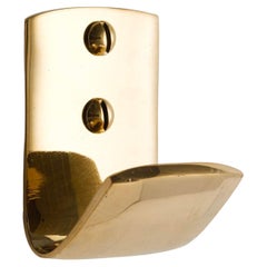 Carl Auböck Model #5262 Polished Brass Hook