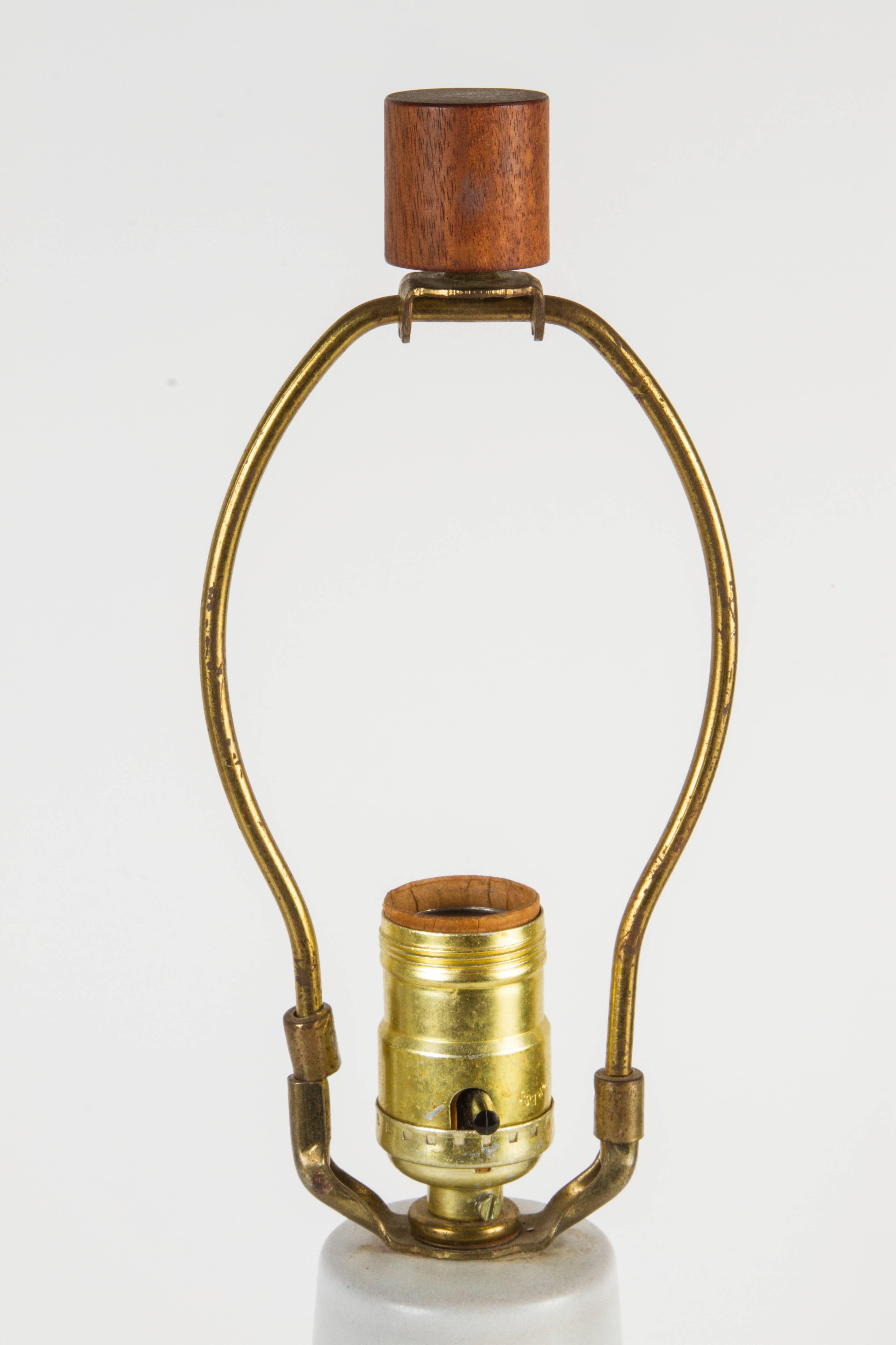 Pair of Martz Sgraffito Table Lamps 1