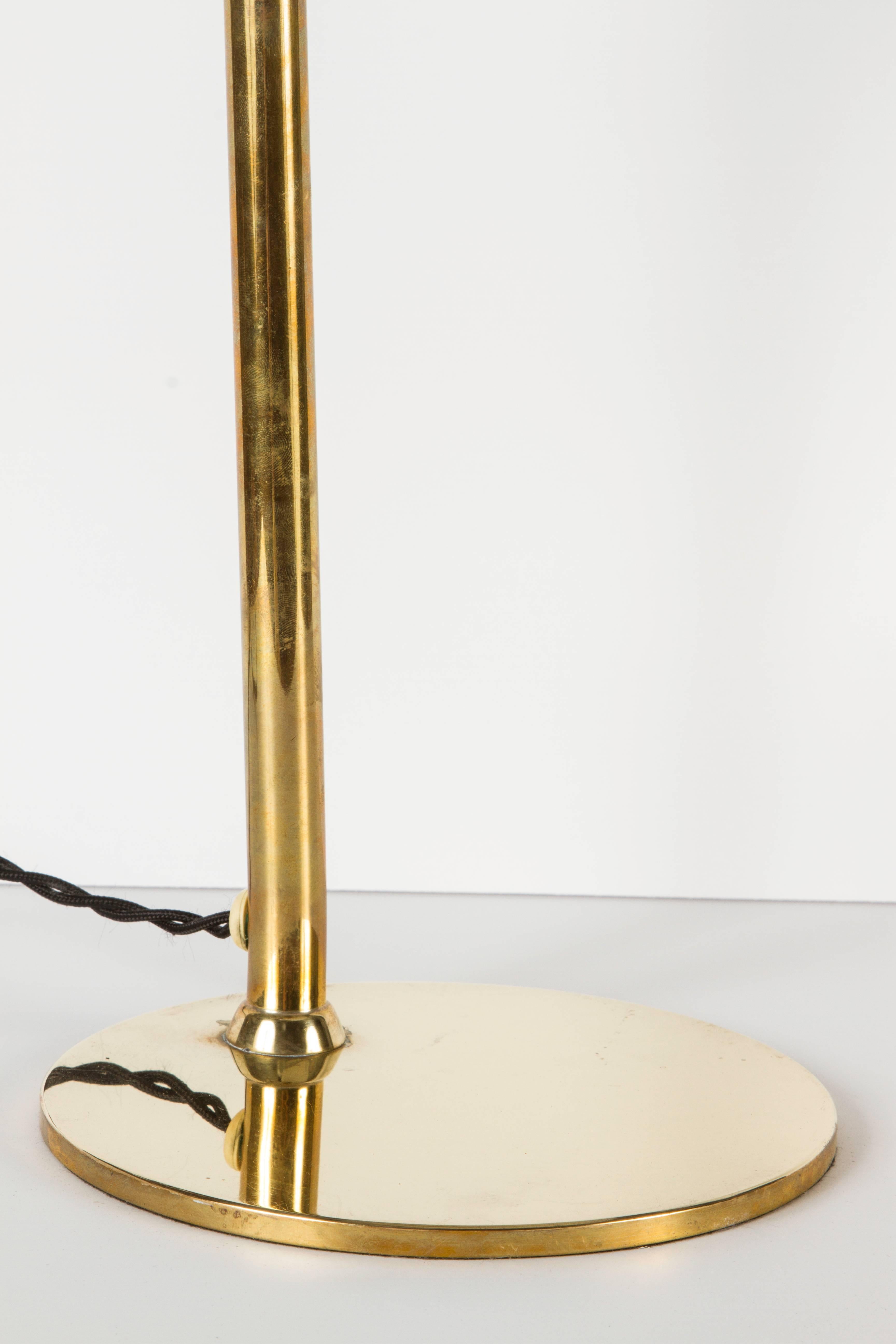 Enameled Rare Brass Paavo Tynell 9227 Table Lamp