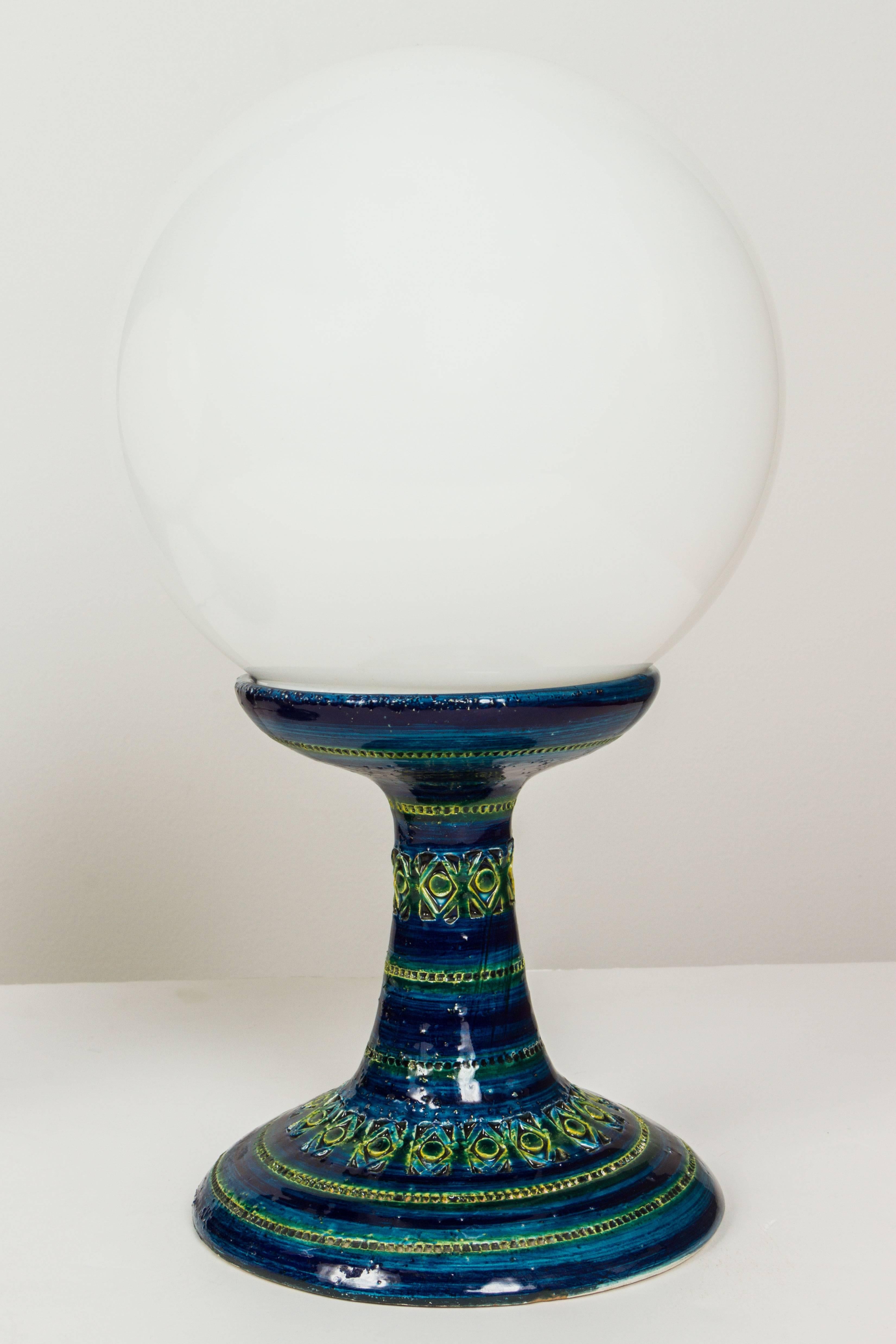 Glazed Rimini Table Lamps by Aldo Londi for Bitossi