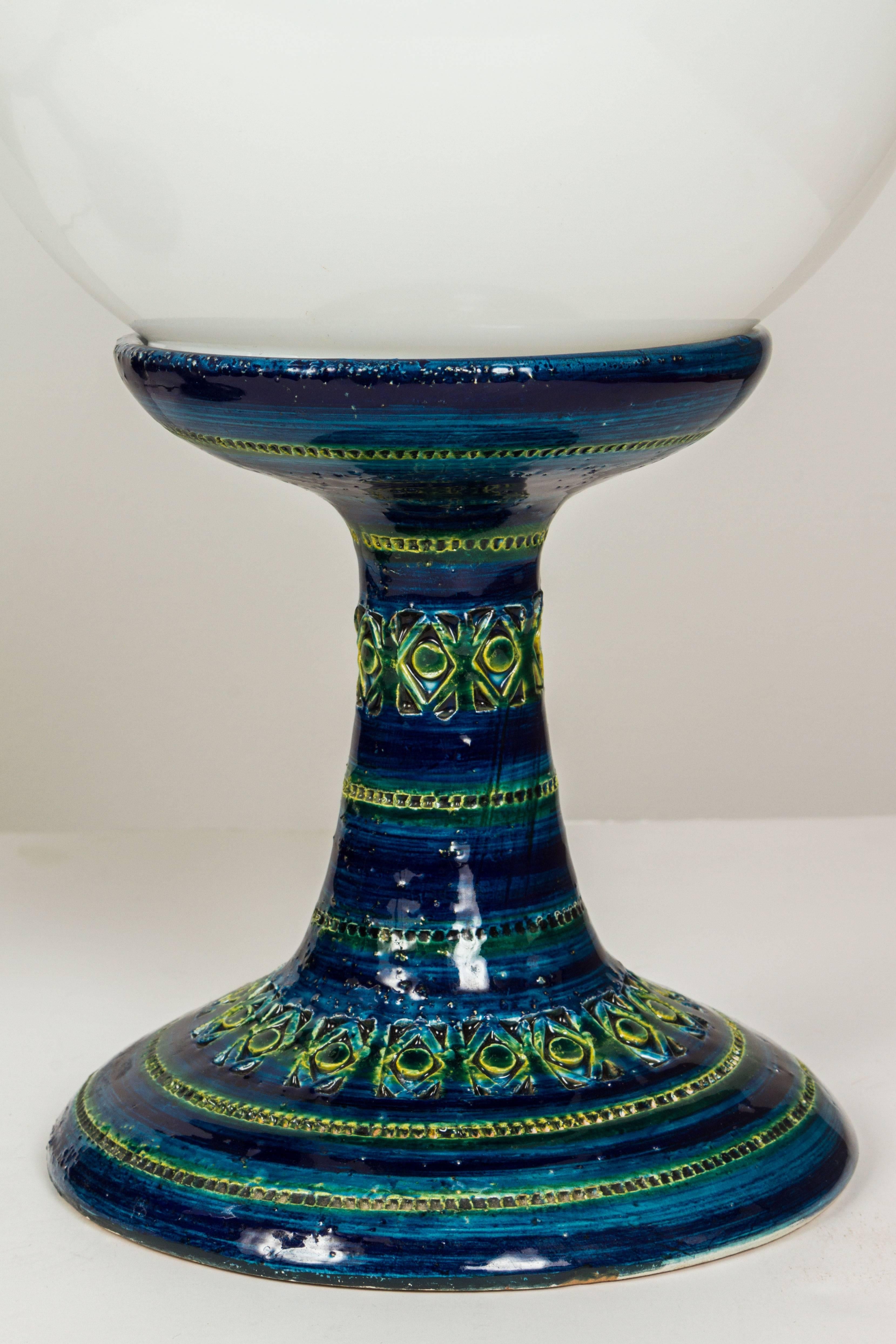 Glass Rimini Table Lamps by Aldo Londi for Bitossi