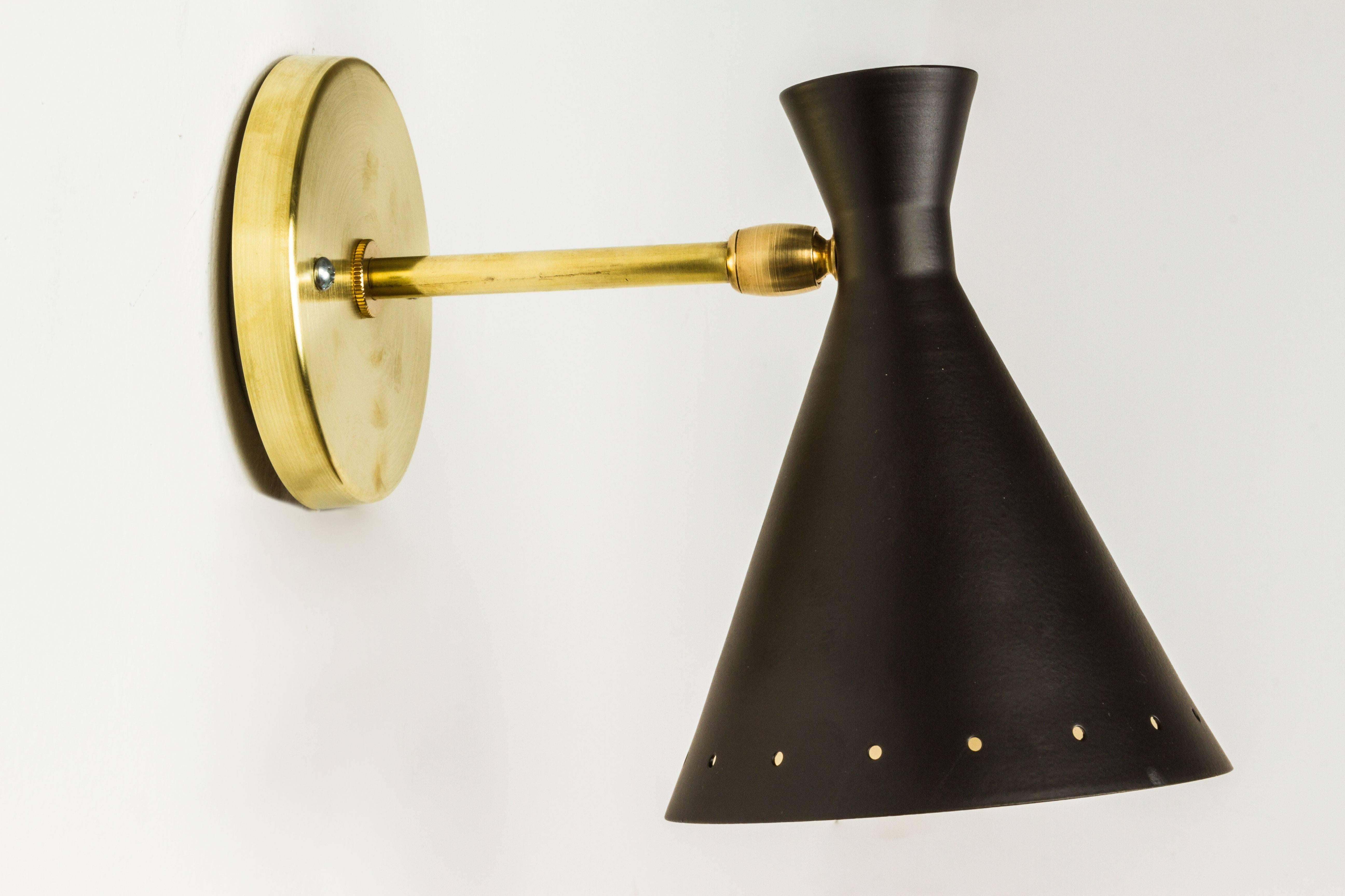 Contemporary Petite Italian Sconce in the style of Stilnovo