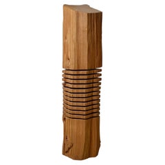 Large Organic Modern Reclaimed Cedar Wood Sculpture by Split Grain, 2010s (Sculpture en bois de cèdre récupéré)