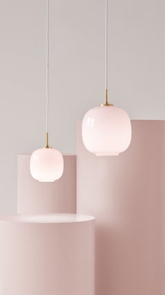 Large Vilhelm Lauritzen VL45 'Radiohus' Pendant in Pale Rose for Louis Poulsen