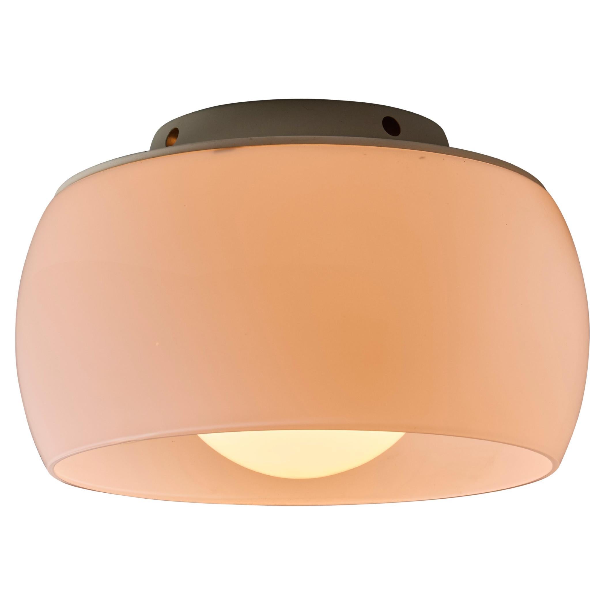 1960s 'Clinio' Glass Flush Mount by Vico Magistretti for Artemide