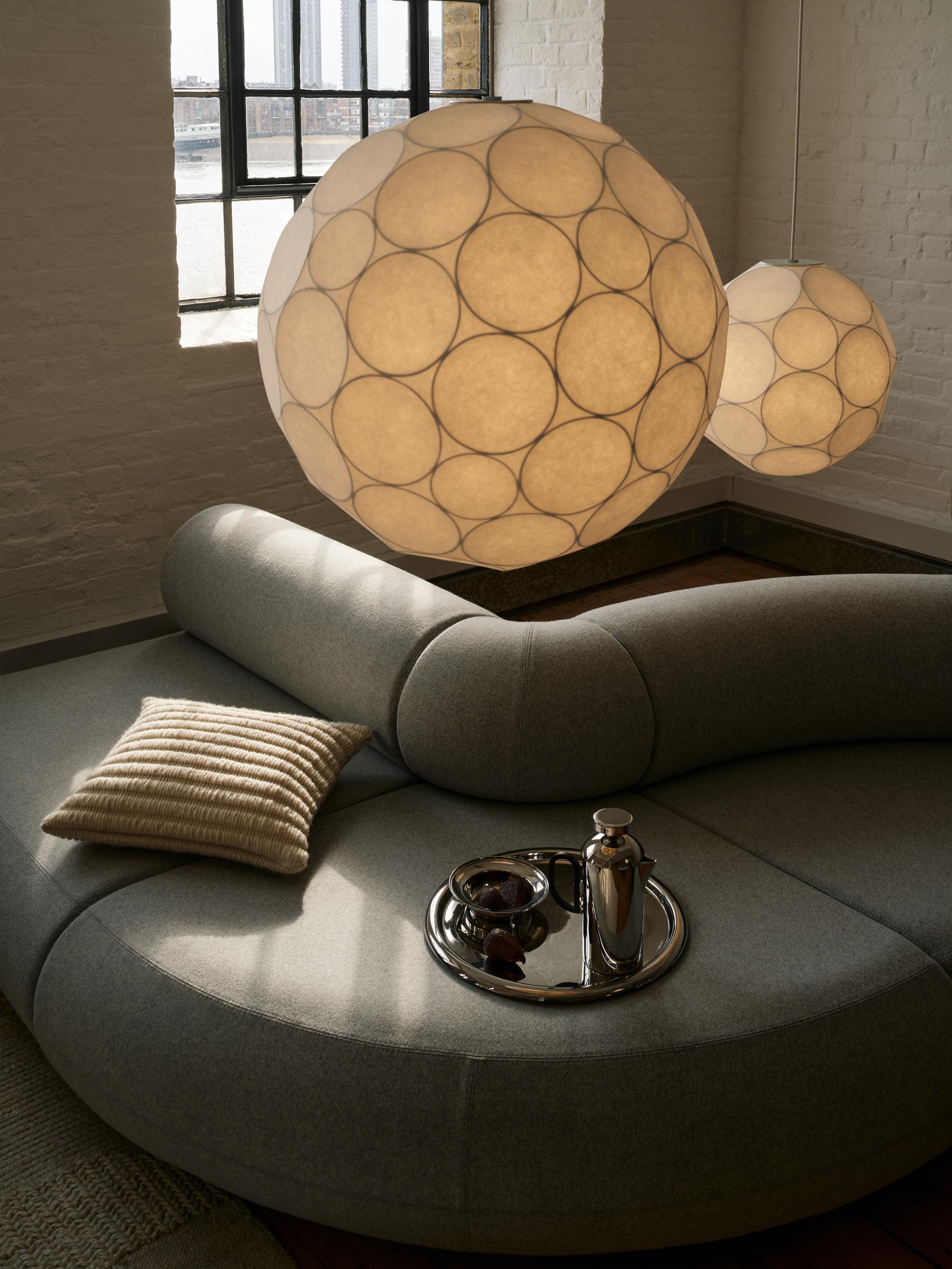 Tom Dixon 'Soft' Round Pendant In New Condition For Sale In Glendale, CA