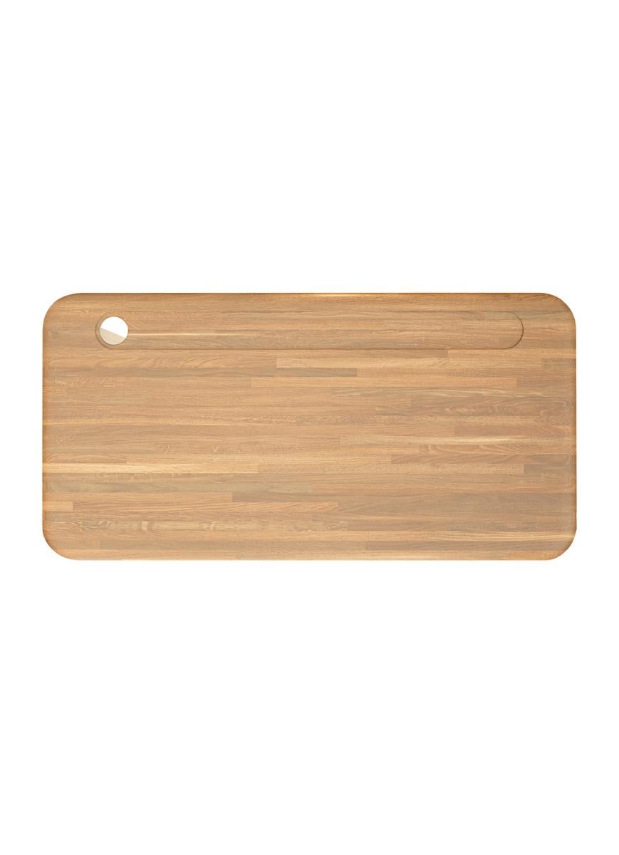 Tom Dixon 'Slab' Solid Wood Desk in Fumed Oak For Sale 12