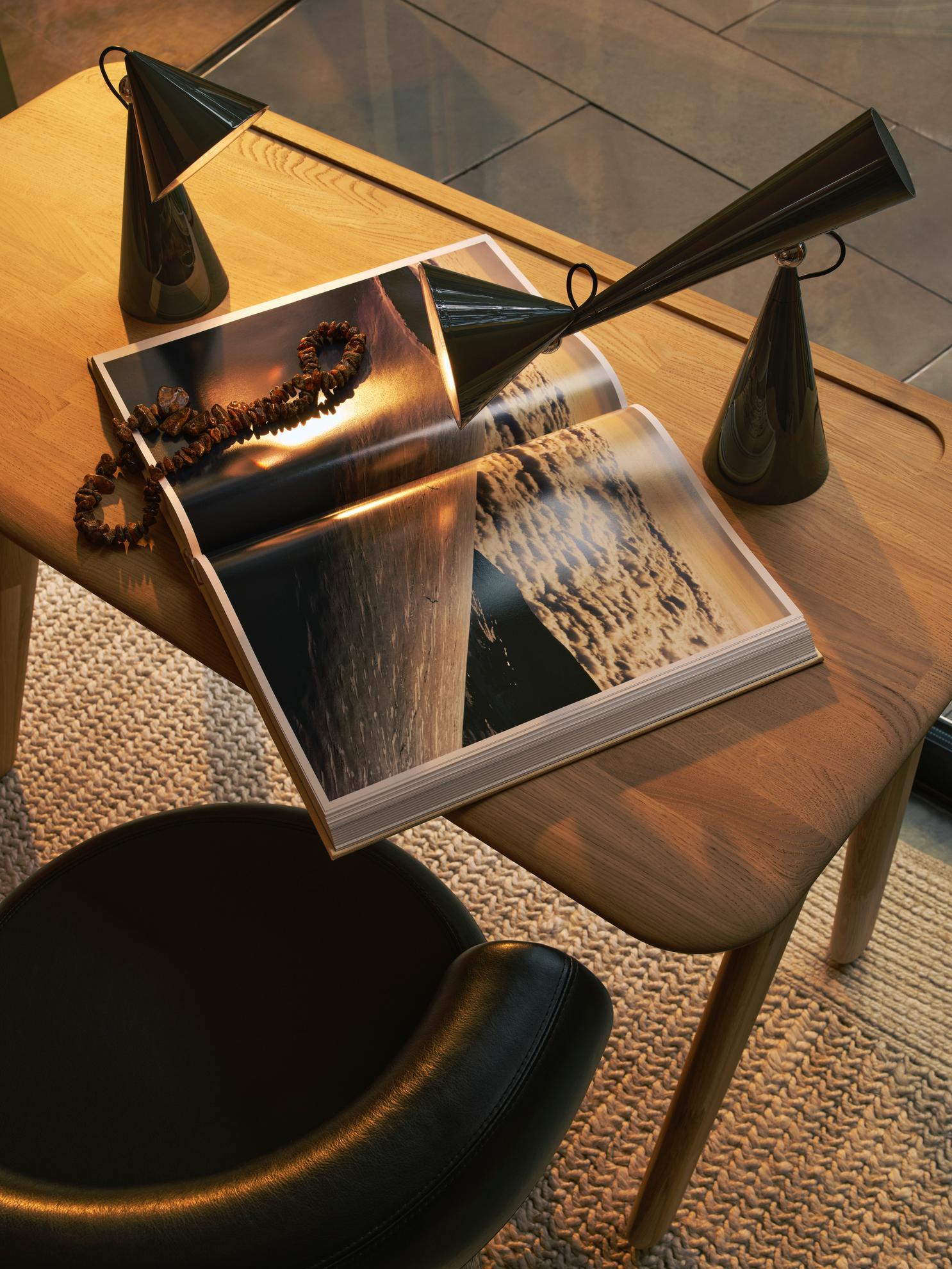 Tom Dixon 'Slab' Solid Wood Desk in Fumed Oak For Sale 10