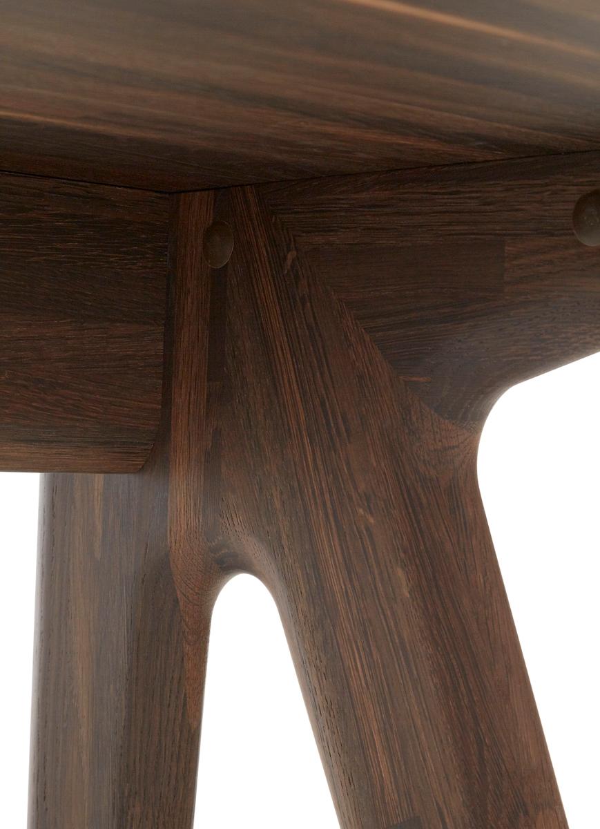 Tom Dixon 'Slab' Solid Wood Desk in Fumed Oak For Sale 1