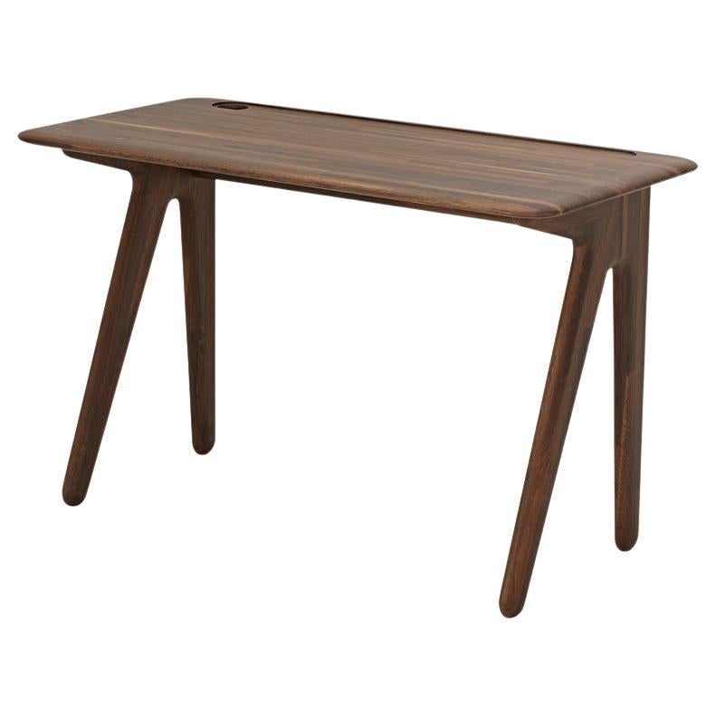 Escritorio Tom Dixon "Slab" de madera maciza de roble ahumado