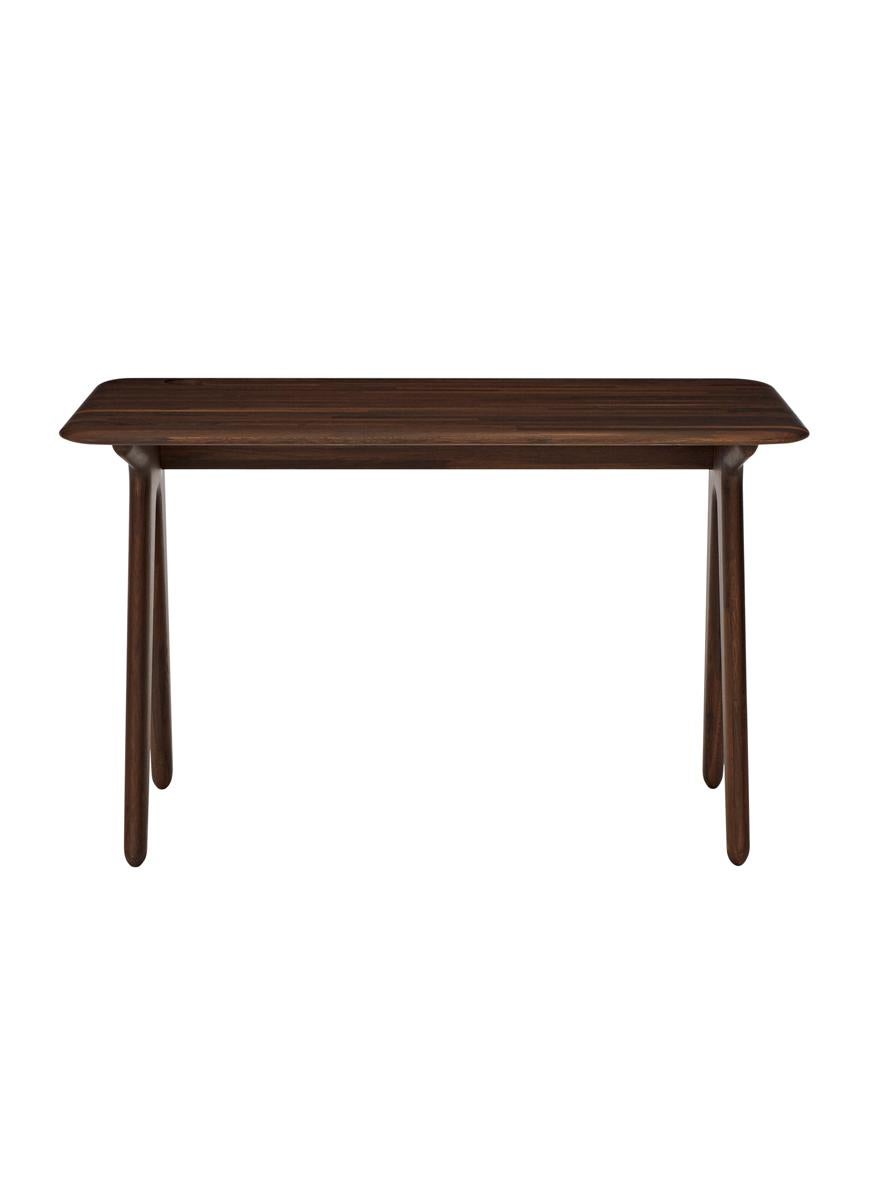 Brushed Tom Dixon 'Slab' Solid Wood Desk in Fumed Oak For Sale