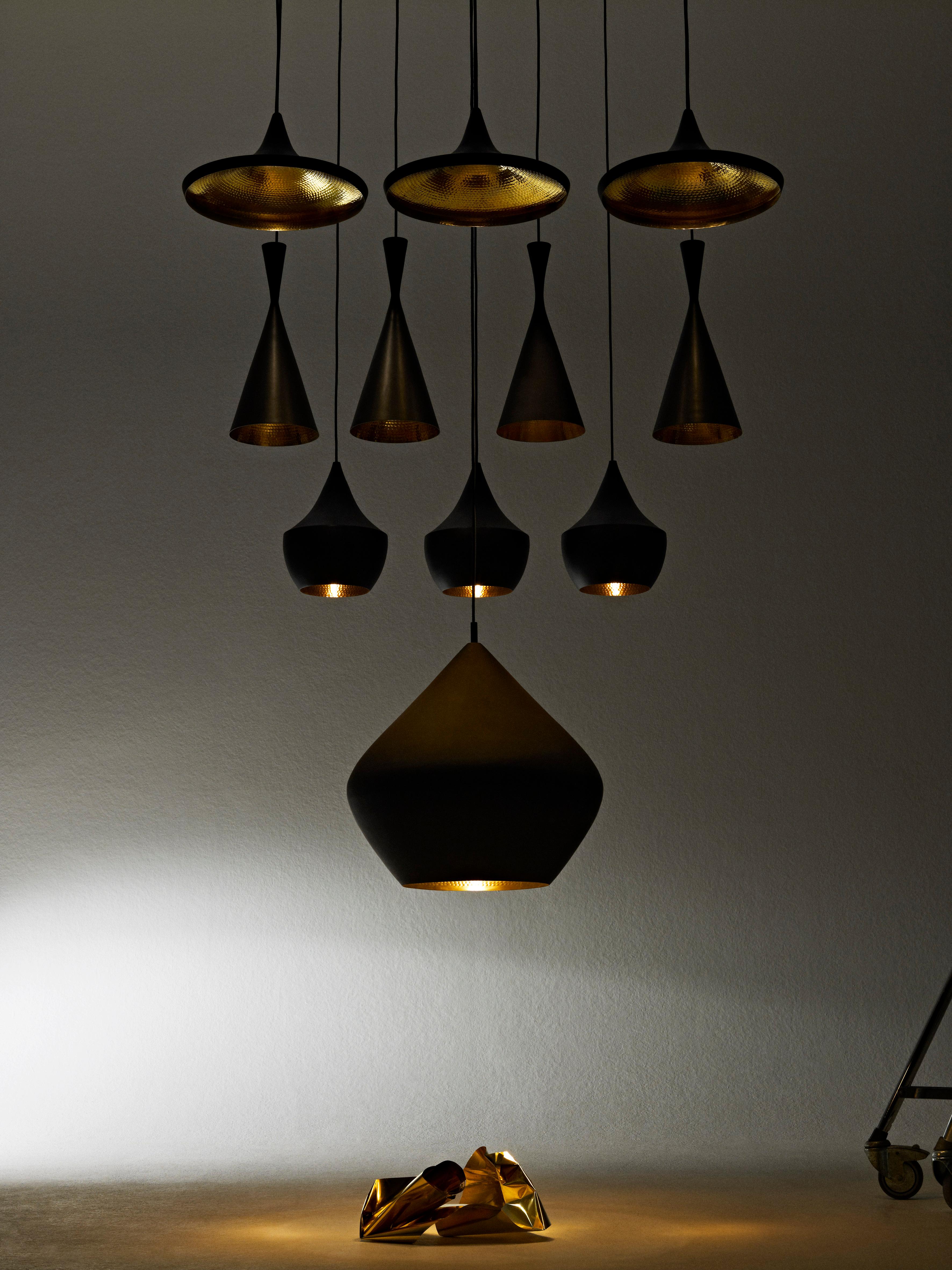 Ciondolo Tom Dixon 'Beat Stout' in metallo bianco e ottone in vendita 4
