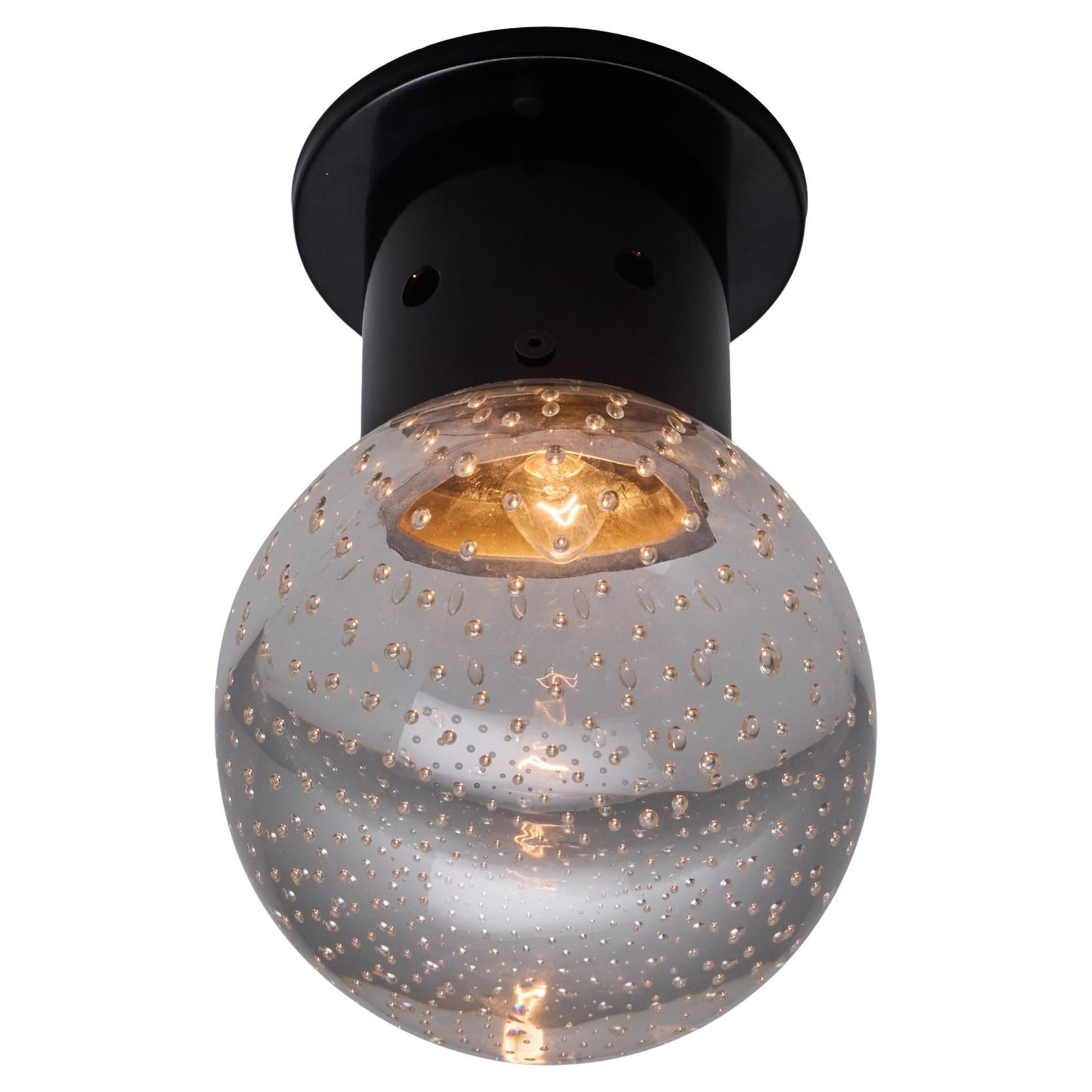 1960er Jahre Gino Sarfatti Seguso Bubble Glass Wand- oder Deckenleuchten für Arteluce im Angebot