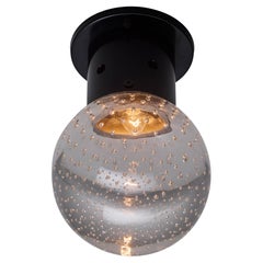 1960s Gino Sarfatti Seguso Bubble Glass Wall or Ceiling Lamp for Arteluce