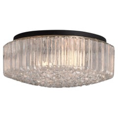 1960er Helena Tynell Model #A668 Amber Bubble Glass Flush Mount für Limburg